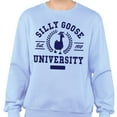 thumbnail image 2 of Silly Goose University Sweatshirt Unisex Large Light Blue, 2 of 5