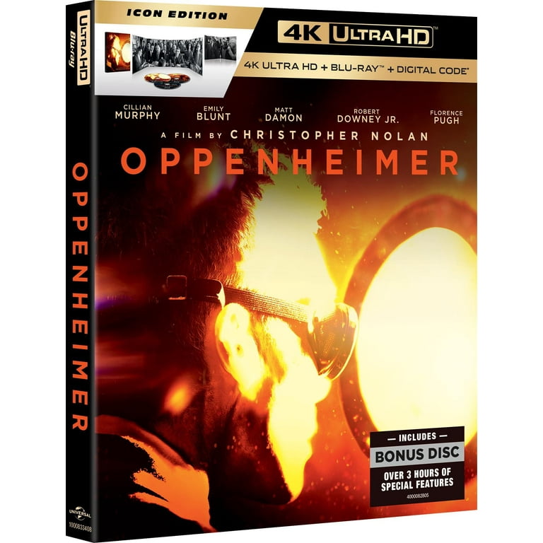 Oppenheimer (Icon Edition) (Walmart Exclusive) (4K UHD + Blu-ray + Digital  Copy) 