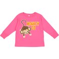 thumbnail image 3 of Inktastic Monkey Do with Monkey Boys or Girls Long Sleeve Toddler T-Shirt, 3 of 5
