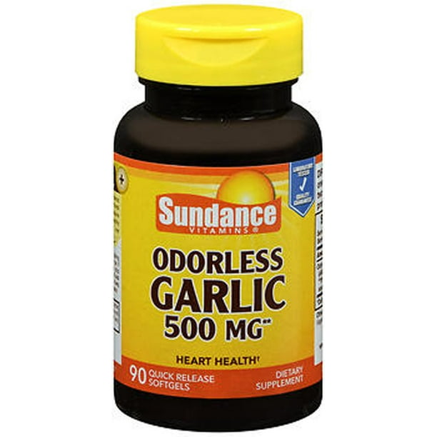 Sundance Vitamins Odorless Garlic Tablets, 500 mg, 90 Count Walmart