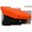 Orange & Black, variant on LBRV-CAP Lime & Black Reversible Rain Cap, One Size