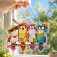 thumbnail image 4 of Bird Hanging Diamond Art Kits for Adults, DIY Window Suncatcher Hanging Ornament, Double-Sided Acrylic Decor with Special Shaped Diamonds for Home Garden Gift, 4 of 8