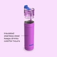 thumbnail image 6 of Bubba Water Bottle, 24 Oz, Stainless Steel, Vacuum Insulated Leakproof, DualSip 2-Way Lid, Moodbooster, 6 of 10