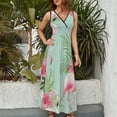 thumbnail image 4 of Flamingo Pattern Sleeveless Dress Female Clothing Dress Women Summer 2025 Dress, 4 of 7