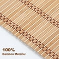 thumbnail image 3 of LUCKUP Cordless Bamboo Roman Shades, Roll Up Bamboo Blinds for Indoor Windows, Light Filtering UV Protection Window Treatment for Home&Office, 26" W x 64" L, 3 of 7