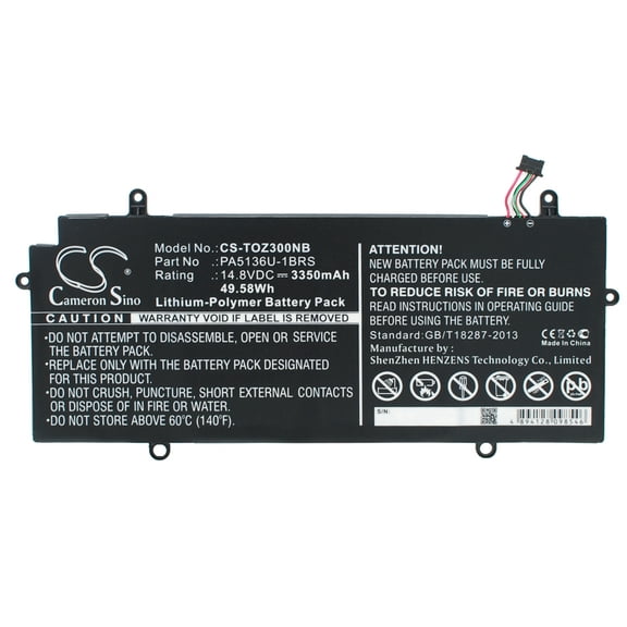 Battery for Toshiba Portege Z30 Satellite Z30-A-1CX Ultrabook S02M PA5136U-1BRS