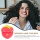 thumbnail image 5 of Rizadores de pelo de esponja con forma de fresa - Juego de 12 unidades (Rojo), 5 of 7