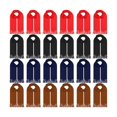 thumbnail image 1 of wonima44 24 Pcs Winter Scarves Bulk Solid Colors Cold Weather Scarfs Bulk Soft Neck Unisex Fleece Scarfs for Women Men Homeless Donation, 4 Colors, 1 of 1