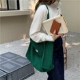 thumbnail image 4 of JennyShop Tote Bag Korean Woolen Shoulder Canvas Bag Female Student Large Capacity Cloth Bag, 4 of 8