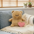 thumbnail image 3 of Love Heart Bear Stuffed Animal with Built-in Recording Function Valentines Day Gifts for Her / He, 3 of 8