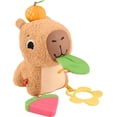 thumbnail image 1 of Juguete sensorial Fisher-Price Snuggly Snacky Capibara para más de 3 meses, 1 of 6