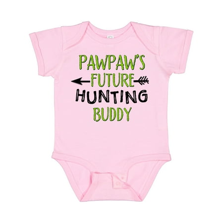 

Inktastic Pawpaws Future Hunting Buddy Gift Baby Boy or Baby Girl Bodysuit
