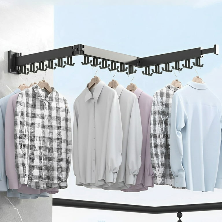 Retractable clothes rod sale
