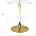 thumbnail image 3 of Meridian Furniture Holly 36" Gold Counter Height Table, 3 of 4