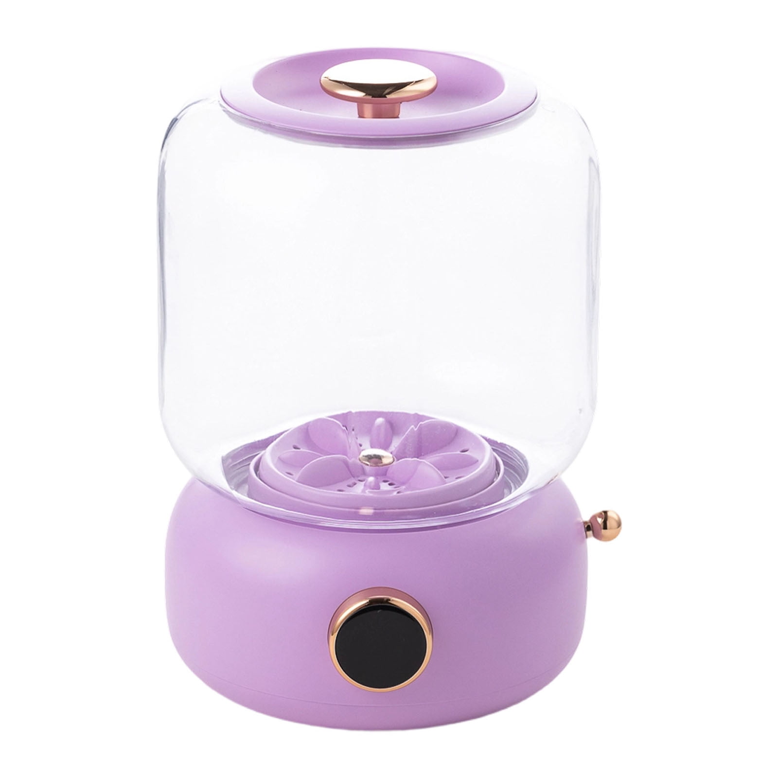 Portable USB Small Washing Machine - Rechargeable Personal Mini Washer with 3 Modes for Travel, Dorm, RV & Camping（Purple）
