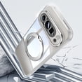 thumbnail image 6 of ELEHOLD Case for Google Pixel 9 Pro XL, Shockproof Anti-Scratch Full Camera Protector Case with 360° Ring Holder Stand,White, 6 of 9