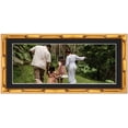 thumbnail image 2 of 13x39 Frame Gold Bamboo With Black Picture Mat For 13x39 Photo - Gold Bamboo 16x42 Frame To Display, 2 of 8