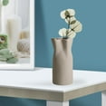 thumbnail image 4 of GUOOL Ceramic Flower Vase Plain for Floral Arrangement Decoration Lace, 4 of 9