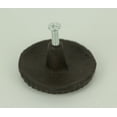 thumbnail image 3 of De Leon Collections Brown Cast Iron Fleur De Lis Round Drawer Pulls/ Knobs (Set of 12), 3 of 3