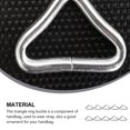 thumbnail image 4 of Triangle Ring Buckles for Trampoline Use Silver Galvanized Steel Sturdy and Rust Resistant 40pcs, 4 of 8