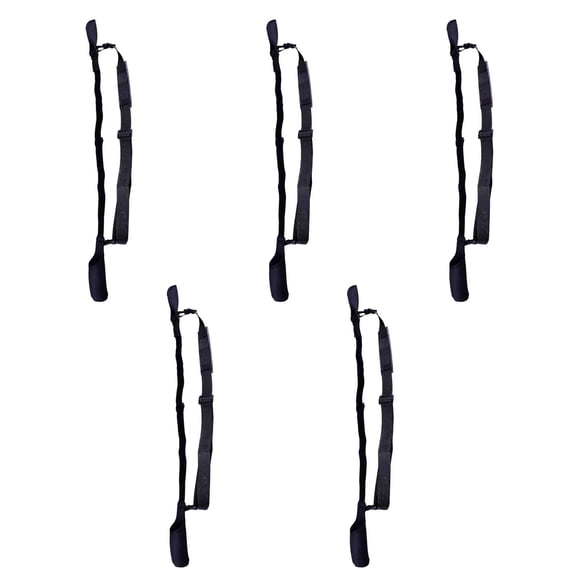 Yuarrent Juego de 5 fundas para caña de pescar con cinturón y funda ajustable para riel de pesca. Pescar 58 cm-123 cm