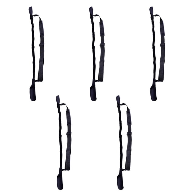 Maoww 5x Black Fishing Rod Protector Belt For Routine Fishing Trips Pack Of 5 Fishing Rod Socks Fishing 58cm-123cm