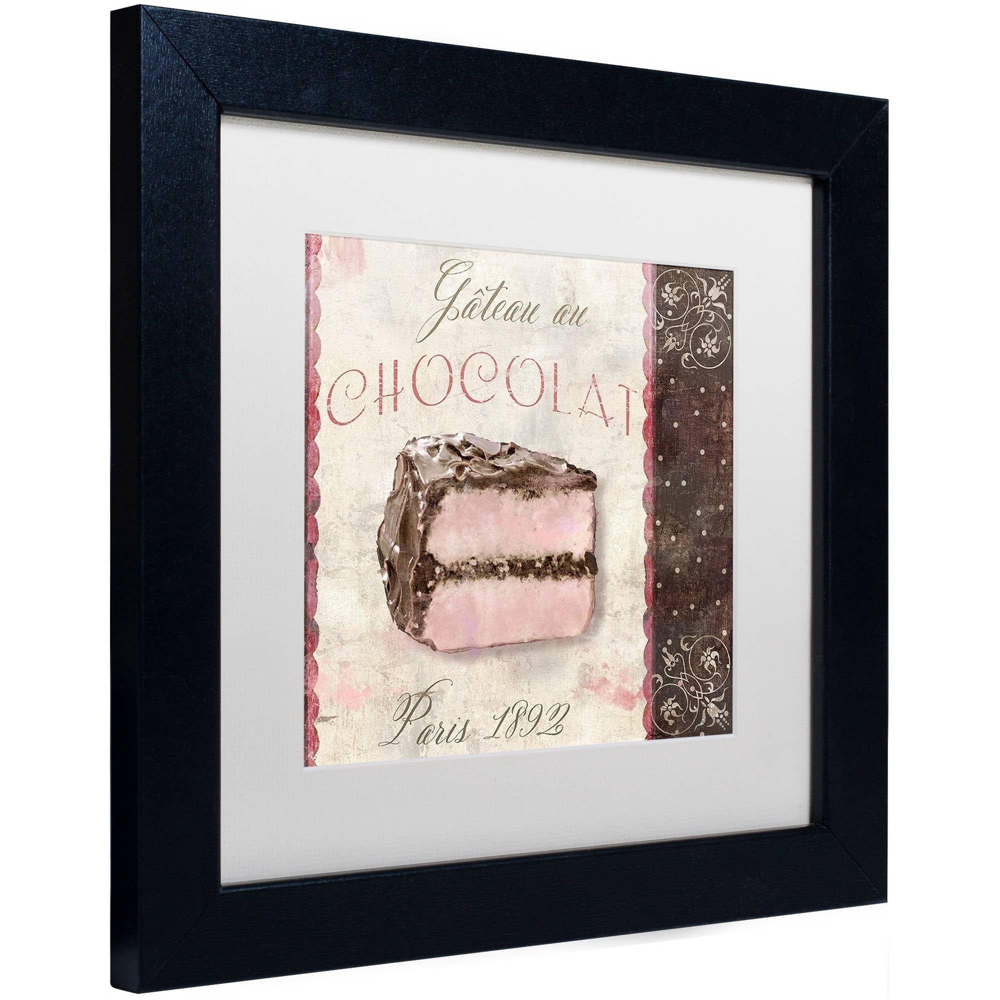 Trademark Fine Art "Patisserie XI" Canvas Art by Color Bakery White Matte, Black Frame