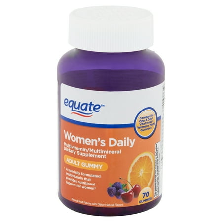 gummy equate multivitamin adult daily supplement dietary ct women walmart