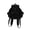 Black, variant on Washed Jeans Backpack with Reinforced Detail Large Capacity Daypack Ergonomic Design Casual Everyday Carry Solution