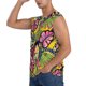 thumbnail image 3 of Fotbe Colrful Tropical Leaves Men's Camiseta sin Mangas Estampada para Hombres, Playera Casual para Gimnasio, Entrenamiento, Playa-Large, 3 of 7