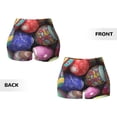 thumbnail image 5 of Xecao Easter Eggs1 Print Workout Shorts for Women Soft Smooth Gym Yoga Scrunch Active Tennis Workout Running Shorts, 5 of 9