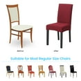 thumbnail image 6 of 6 Pack Washable Chair Covers, Knitted Jacquard Stretch Removable Dining Chair Protector Cover Seat Slipcover for Hotel,Dining Room,Ceremony,Banquet Wedding Party, 6 of 8