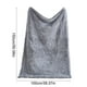 thumbnail image 3 of Manta de franela de terciopelo mullido 39x59in | Poliéster súper suave y ligero | Sofá cálido y acogedor Decoración del sofá cama | Resistente a todas las estaciones | Rosa, gris, azul, gris claro, 3 of 6
