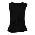 thumbnail image 4 of Giftesty Tank Tops for Women Sexy Casual Solid Color Crewneck Sleeveless T-Shirt Tank Blouse Tops, 4 of 6