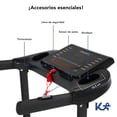 thumbnail image 4 of Caminadora Eléctrica Kingsports 2 HP 12 Programas Velocidad 1-10 km/h Con Monitor LED y Control Remoto Color Negro, 4 of 8