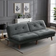 Homall Convertible Futon Sofa Bed, Adjustable Lounge, Dark Gray