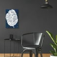 thumbnail image 6 of Epic Art 'Navy Banana Leaf' by Cindy Jacobs, Acrylic Glass Wall Art, 16"x24", 6 of 8