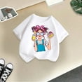 thumbnail image 4 of Hienoo Big Girls' Tee Cotton Graphic Short Sleeved T Shirt Casual Sports T-Shirt, 4 of 4