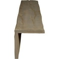 thumbnail image 3 of 4"W x 10"H x 20'L 2-Sided (L-beam) Riverwood Endurathane Faux Wood Ceiling Beam, Honey Dew, 3 of 17
