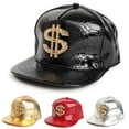 thumbnail image 2 of Grofry Baseball Cap Hip Hop Crocodile Skin Texture Decor, Punk Street Dance Outdoor Peaked Cap, 2 of 8