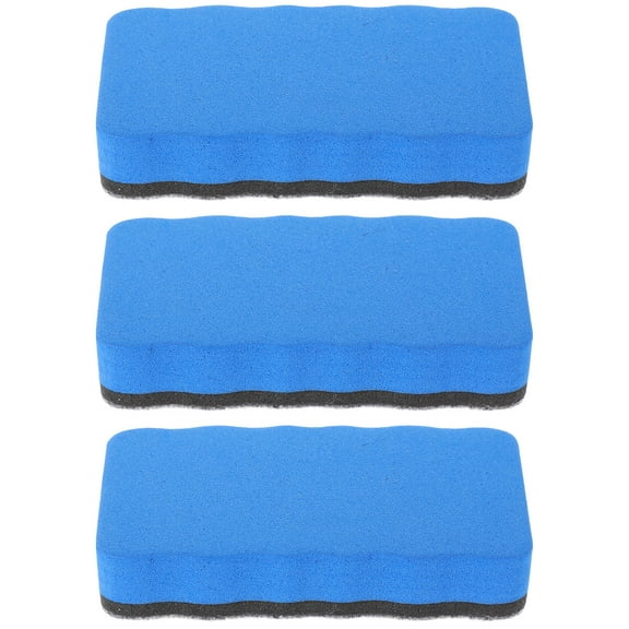 Hemoton 3pcs Dry Eraser Board Whiteboard Eraser Office Whiteboard Eraser Reusable Whiteboard Wipe