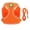 Orange, variant on Reflective Air Mesh Pet Vest Harness with D-Ring Quick Release Buckles Breathable Escape Proof Walking Harness for Small Puppies Cats Outdoor Jogging Training