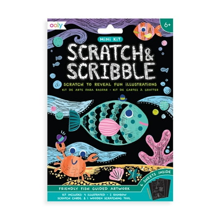 Mini Scratch & Scribble Art Kit: Friendly Fish (Other)