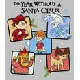 thumbnail image 2 of Women's The Year Without a Santa Claus Character Panel Graphic Tee Athletic Heather Medium, 2 of 4