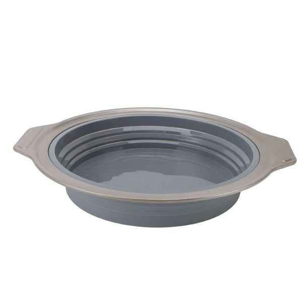 Portor De Pastel Plegable, Molde Para Hornear De Silicona, Herramienta De Cocina De Diseño De Prensa Fácil De Desmoldar Para Panadero Con Espacio Para Ahorrar Espacio