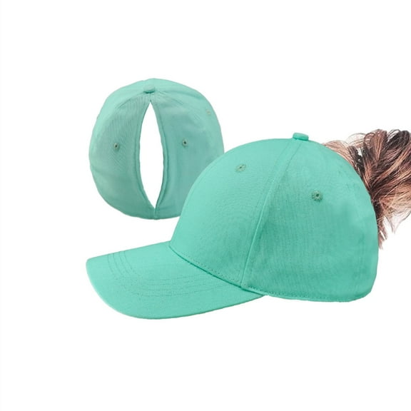 AOOOWER Fashionable Ponytail Hat With Magnetic Closure Baseball Caps For Sport Fitness