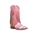 thumbnail image 2 of Roper Girls Double Fringe Glitter Metallic Square Toe Cowboy   Mid Calf Boo, 2 of 5