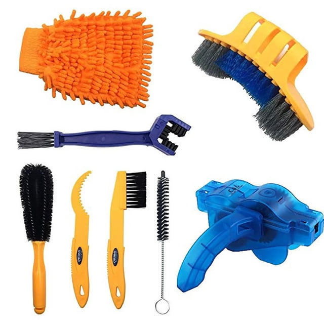 Bangcool Bike Chain Cleaner Set Professional Chain Gear Cleaner Chain Cleaning Tool