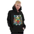 thumbnail image 3 of Smurfette Cute Kung Fu Smurf Otaku Hoodie Sweatshirt Women Brisco Brands S, 3 of 6