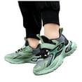 thumbnail image 5 of Zshosam Walking Shoes for Babies Boys Shoes Kids Athletic Running Sneakers for Little Big Kid Size 3.5,(Green Big Kids 3.5), 5 of 7